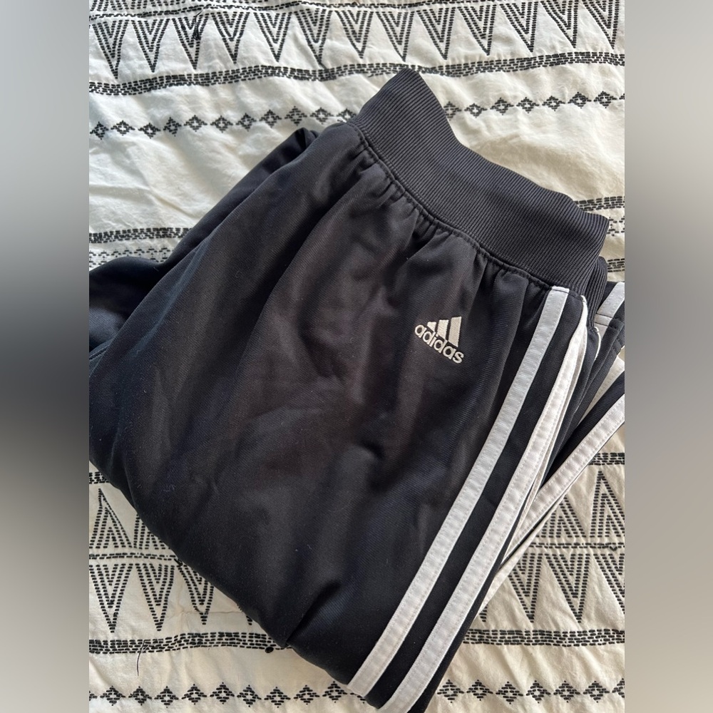 Black Adidas Trackpants
